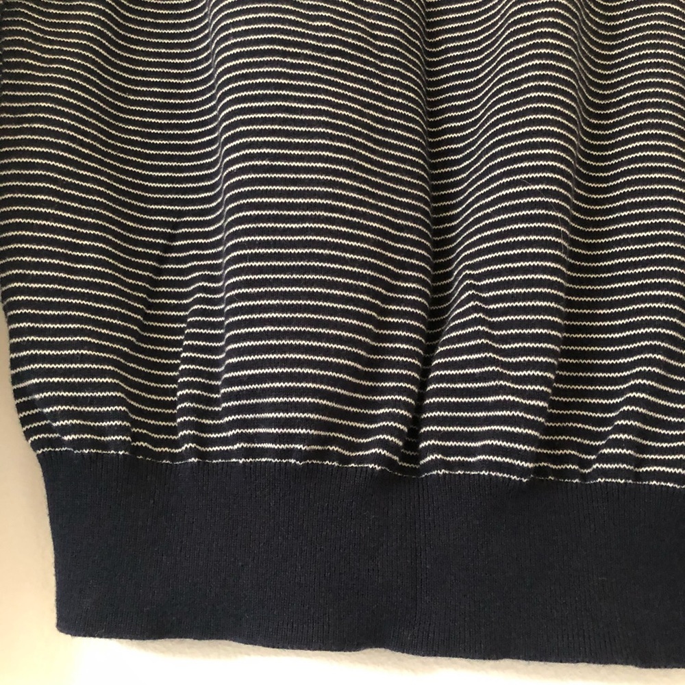 J. Crew Top- Navy/white - Picture 7 of 9